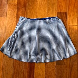 Wild Fable Cobalt Blue and White Mini Skort